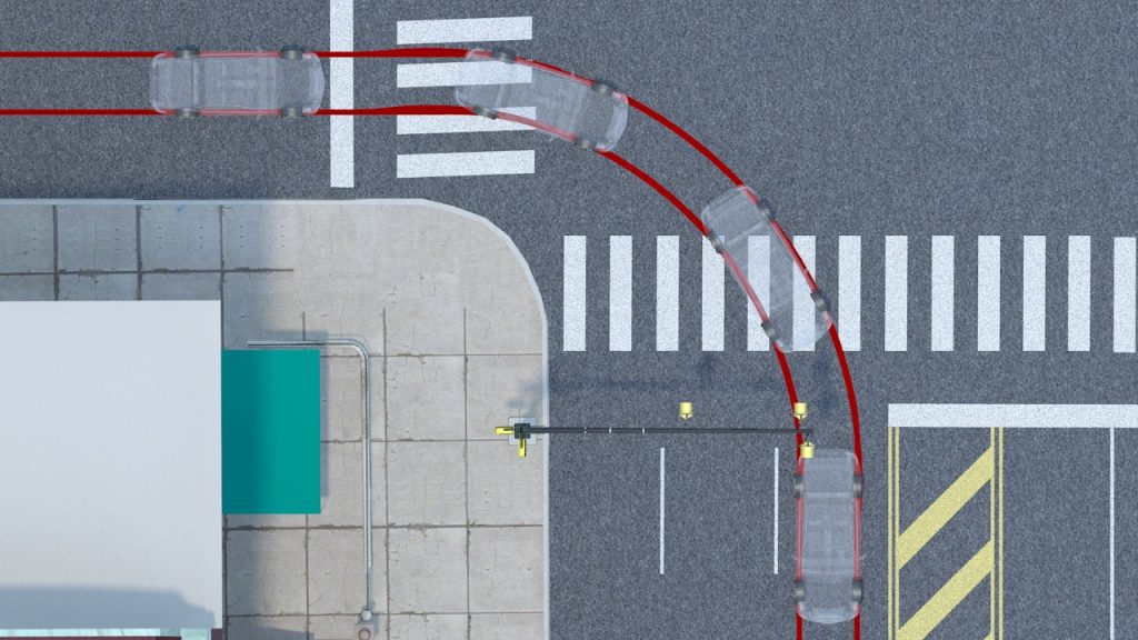 Engineering Animation Vehicle Path