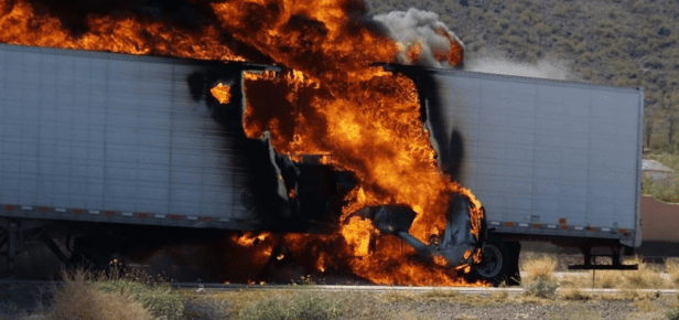 Tractor Trailer Fire